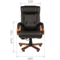 Кресло руководителя CHAIRMAN 653 кожа - Изображение 3